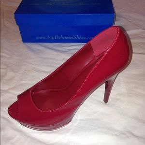 Delicious Red Patent High Heels 8.5